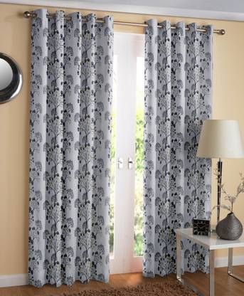 Waco creation 183 cm (6 ft) Polyester Shower Curtain (Pack Of 2)