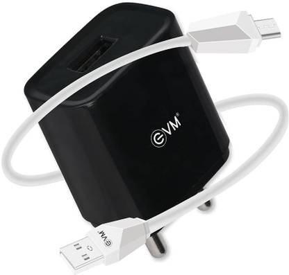 EVM Micro USB Cable 1.2 m CH-01 USB Smart Charger with Micro USB Cable Wall Charger for all kind of Smartphone and other devices