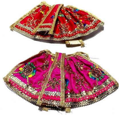 SPSStore DURGA MATA, PARVATI, LAKSHMI JI, SHERAWALI MAA RADHA RANI Dress
