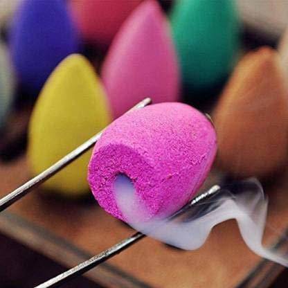 CEC Backflow Smoke Fountain Coloured Incense Cone Lavender, Jasmine Dhoop