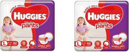 Huggies Wonder Pants - Large (42 pieces) - ( Pack of 2 ) - L