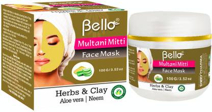 Bello Multani Mitti Face mask 100 - Controls and regularizes oil production