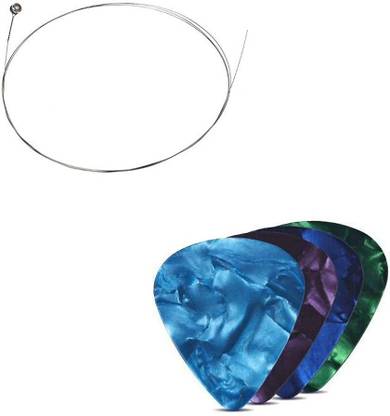 SG MUSICAL Classic SGM-GC19 Guitar Combo 1st no. String & 4 Colorful Plectrum Guitar String