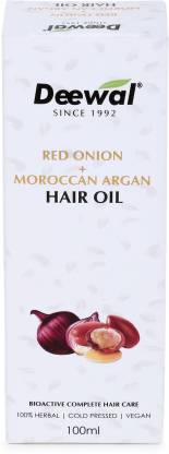 Deewal Red Onion, Moroccan Argan  Hair Oil