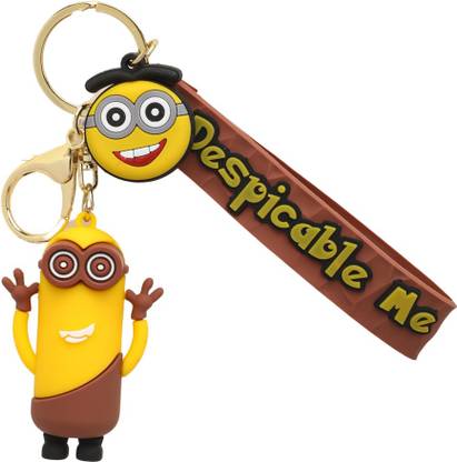The Chaabi Shop Despicable Me Keychain, Kevin The Minion, Yellow Key Chain