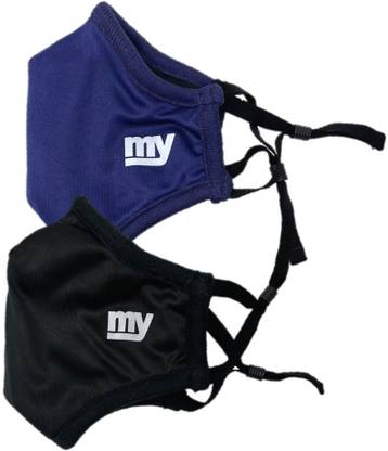 MYPROTECTION MASK SERIES 1 Antiviral Mask - Blue & Black Extra Large Cloth Mask