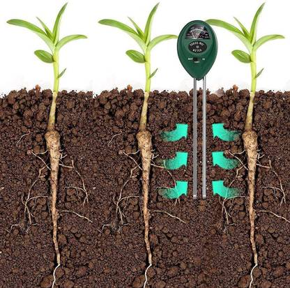 thermomate Soil Testing Machine with Sensor Prob, LCD Display , Sunlight measure Soil Test Kit