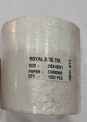 ROYAL STIC Barcode Labels Self Adhesive Paper Label