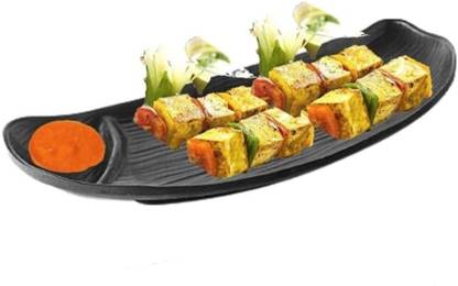 MDNSHO Melamine Floater Snacks Serving Platter Decorative Food Tray for Kitchen, Restaurant, Café, Party, Pack of 1 Tray