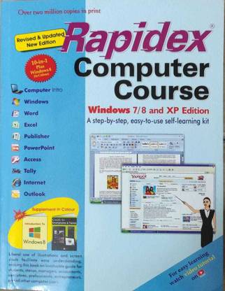 रैपिडेक्स कंप्यूटर कोर्स - कंप्यूटर लर्निंग ( इंग्लिश, मिक्स्ड मीडिया प्रोडक्ट, पुस्तक महल एडिटोरियल बोर्ड)