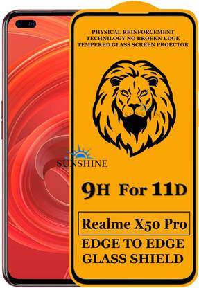 SUNSHINE Edge To Edge Tempered Glass for Realme X50 Pro