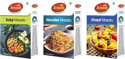 jenish Sabji Masala(50gram) Noodles Masala(50gram) Chaat Masala(50gram) Combo (Pack of 3)