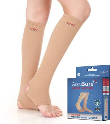 AccuSure VARICOSE VEIN STOCKINGS (BELOW KNEE) Knee Support