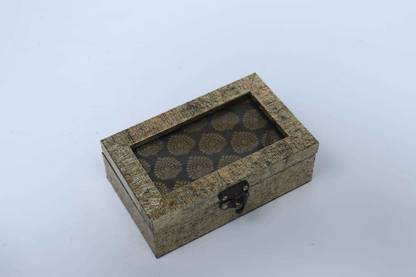 Kalpanik Creations NAYIKA KALPANIK DECORATIVE OX STORAGE Vanity Box