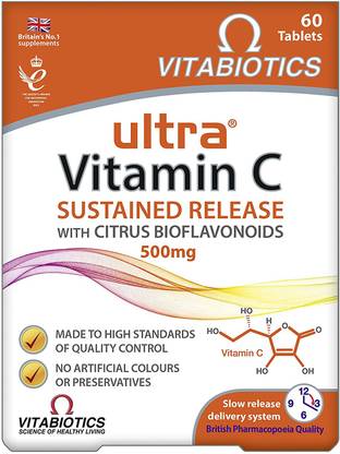 vitabiotics Ultra Vitamin C 500mg 60Tab