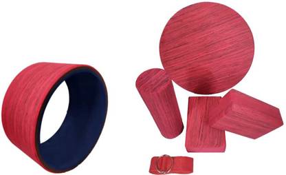 Yoga Store Wala Yoga Wheel with Combo Yoga Blocks