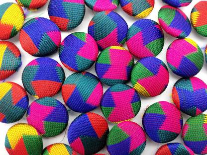SEWN Stitch Your Dreams show button Fabric Buttons
