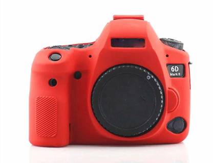 digiclicks Silicone Cover Protective Camera Cover for Canon EOS 6D Mark II Camera Case-RED  Camera Bag