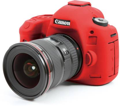 Digicom Silicone Cover Protective Camera Cover for Canon 5D Mark III Camera Case- Red  Camera Bag