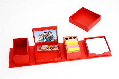 CAPSTONE 2 Compartments Cardboard DESK ORGANISER