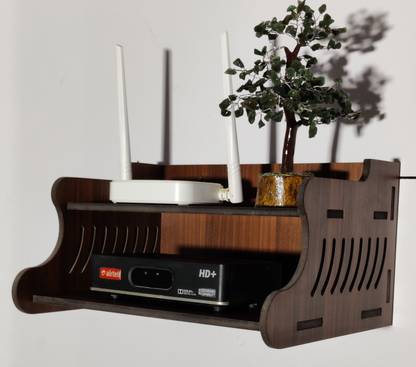 King Decore WALL SALVE SETUP BOX SELF WALL MOUNTED MDF (Medium Density Fiber) Wall Shelf