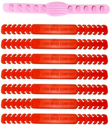 design wise Face-Mask Straps Ear-Saver Adjustable Face-Mask Holder Face mask Straps for ear loop mask adjustable (Pack of 4 Pair = 8 Pcs.) Style# FLP-8.7 Ear Plug