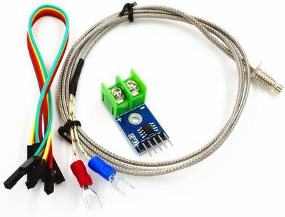 IDUINO DC 3-5V MAX6675 Module + K Type Thermocouple Temperature Sensor Thermocouple Sensor Set M6 Screw for Arduino Electronic Components Electronic Hobby Kit