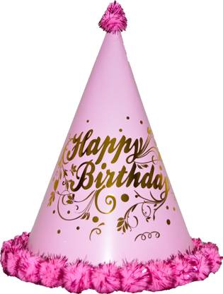 KRIVEK Happy Birthday Party Hat for Kids Children Cone Celebration Craft Paper Cap