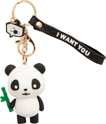The Chaabi Shop Make your keychain fun and adorable with this beautiful panda keychain. It is one of a kind keychain that has a perfect mix of everything. Key Chain
