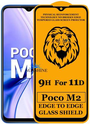 SUNSHINE Edge To Edge Tempered Glass for Poco M2