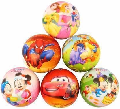 LIYANCE Cartoon Face Soft ball Stress Relieve Squeeze Balls ( pack of 6 ) - 3 inch (all Colour) - 3 inch (Multicolor)  - 3 inch