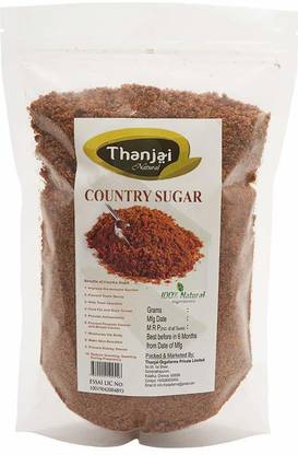 THANJAI NATURAL Sugarcane Jaggery Powder 1000g Pure Traditional Method Made 100% Natural Sugar