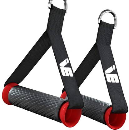 ivee international Heavy Duty Exercise Handles Compatible with Cable Machines with Multi-training Bar Multi-training Bar