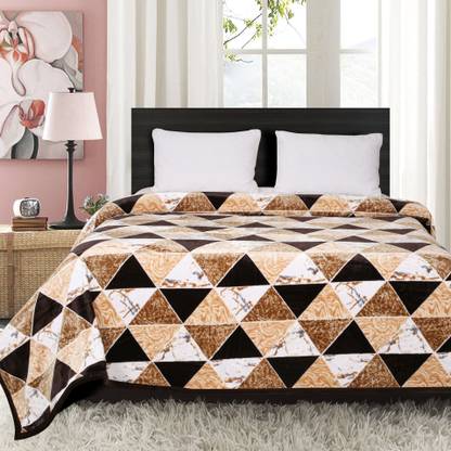 Grapes The Linen Abstract Double AC Blanket for  AC Room