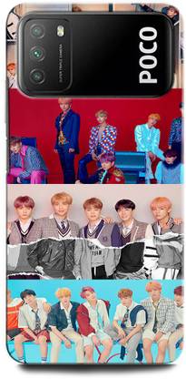 INTELLIZE Back Cover for POCO M3 MZB087AIN BTS X ARMYJUNGSHOOK, KOREAN, HEARTBEAT, BTS, BEAT