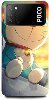 INTELLIZE Back Cover for POCO M3 MZB087AIN DORAEMON, NOBITA, CARTOON, FUNNY, CUTE, DORAEMON, DOREMON