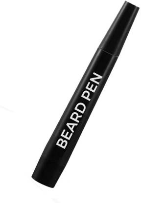 HOUSE OF QUIRK Beard Pencil Filler for Men - Easy to Apply, Waterproof Beard Filler - Beard, Mustache and Eyebrow Color and Shape Enhancer - With Micro Fork Tips (Black)