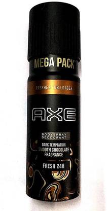 एक्स Dark Temptation Smooth Chocolate Fragrance Long Lasting Deodorant Spray- For Men 1pc (215 ml)  -  पुरुषों के लिए