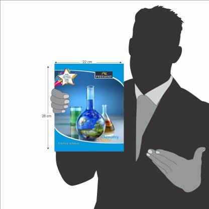 FREEMIND Chemistry Practical Notebook Regular Notebook Single Ruled 108 Pages