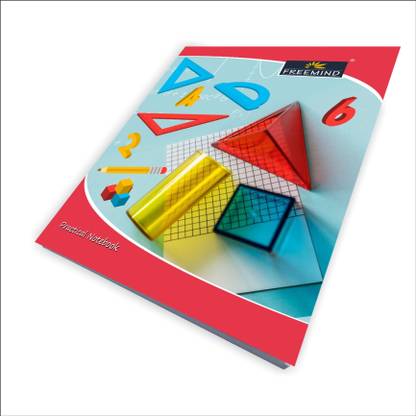 FREEMIND Math Practical Notebook Regular Notebook Single Line/Blank Rulling 104 Pages