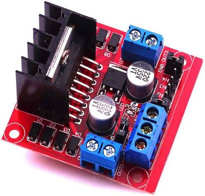 ROBOBOX L298N 2A Dual Motor Driver Module with PWM Control || Motor Driver Module – Good Quality Motor Control Electronic Hobby Kit
