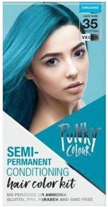 Punky Colour Semi-Permanent Hair Color Kit , Turquoise