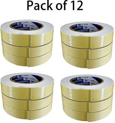 Eduway Pack of 12 Double Sided Foam Adhesive Tape 91 cm Double-sided Tape
