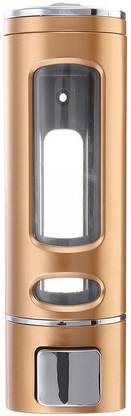 Bath Guru ABS Wall Mounted Copper Soap Dispenser For Bathroom Kitchen 400 ml Liquid, Soap, Shampoo, Conditioner, Lotion, Gel Dispenser