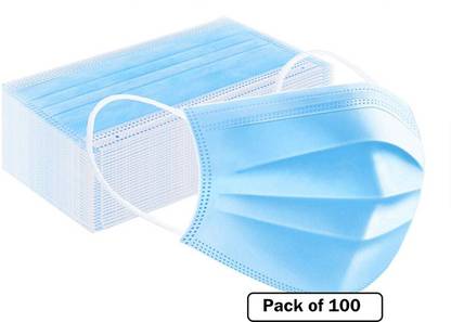 Nea 3ply , 3 layered Pharmaceutical Face Mask Anti Pollution , Anti Viral Mask CE , ISO , DRDO , SITRA Certified with nosepin Surgical Face Mask - 004 Water Resistant, Reusable, Washable Surgical Mask With Melt Blown Fabric Layer
