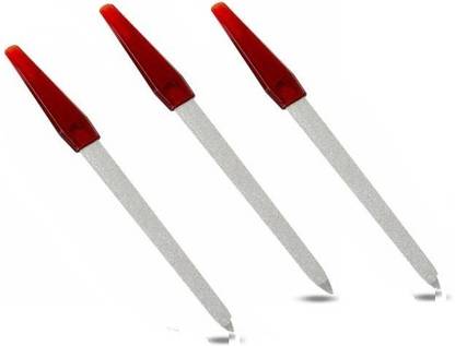 J & F Double Sided Nail Shaper / Nail File Tool Pack of 3