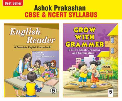 Ashok Prakashan English Reader & Grow With Grammar 5 (Set Of 2) English Coursebook With Grammar Book For Class 5 CBSE & NCERT Syllabus
