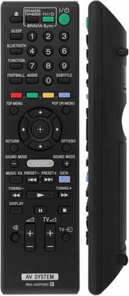 ANM RM-ADP090 Blu-Ray Home Remote Control Compatible SONY AV SYSTEM Cinema (HBD-E2100 DBD-E3100 BDV-E4100 BVD-E6100 Remote Controller