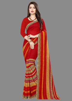 kashvi sarees Daily Wear Georgette Saree with Unstitched Blouse
