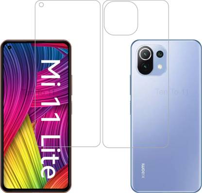 Ten To 11 Front and Back Screen Guard for MI 11 Lite